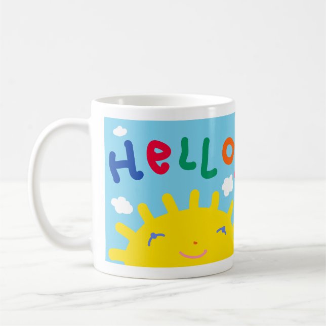 Taza De Café Sunny Hello mug (Izquierda)