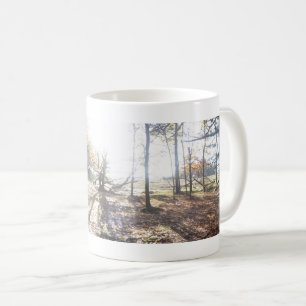 Taza De Café Sunny Wood Panoramic Paisaje Mug