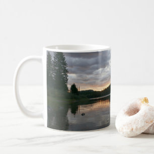 Taza De Café Sunrise at Swiftcurry Lake II
