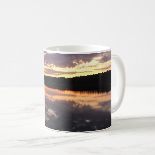 Taza De Café Sunrise Over Bear Lake (Anverso derecho)