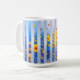 Taza De Café Sunrise Reflections Stripes