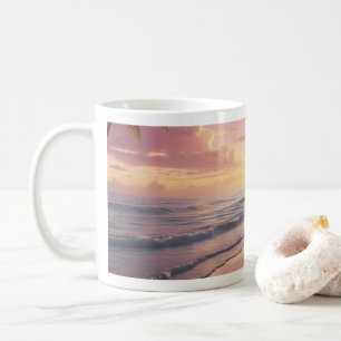 Taza De Café Sunrise Vibes 'Chill Out' Coffee Mug