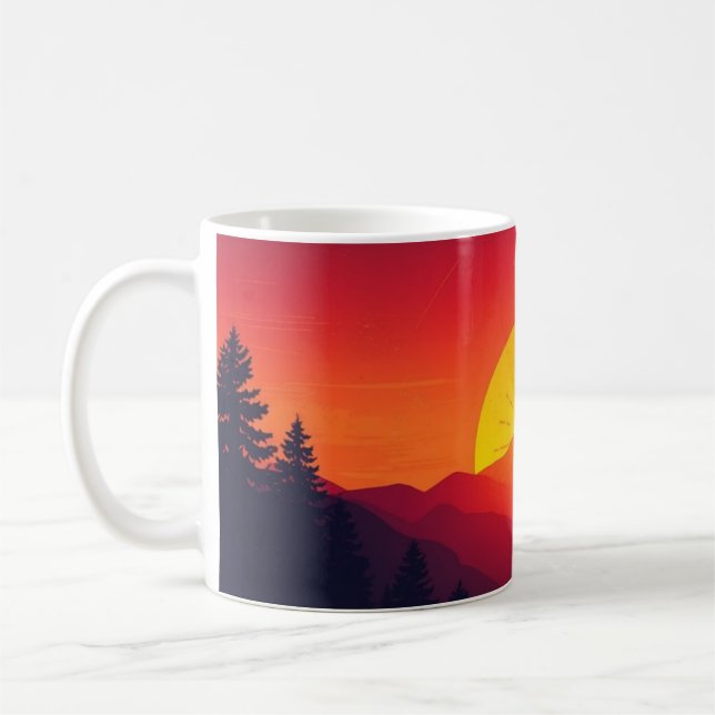 Taza De Café Sunset (Izquierda)