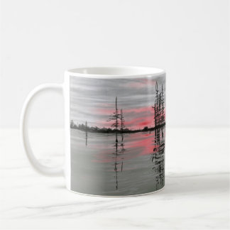 Taza De Café Sunset Bayou con el fortalecimiento Verse JW