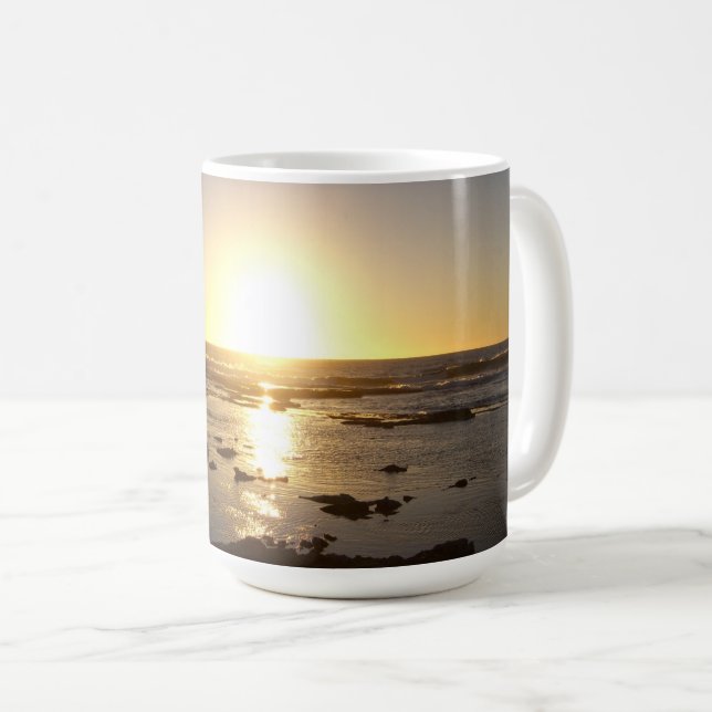 Taza De Café Sunset de la playa de Kalbarri (Anverso derecho)