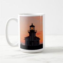 Taza De Café Sunset del faro de Mendocino