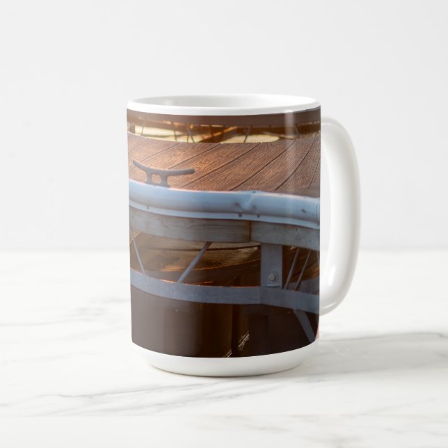 Taza De Café Sunset Marina: Reflexiones y tranquilidad (Anverso derecho)
