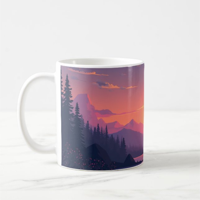 Taza De Café Sunset Mug (Izquierda)
