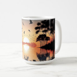 Taza De Café Sunset Serenity 
