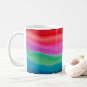 Taza De Café "Sunset Sorbet" arte abstracto colorido