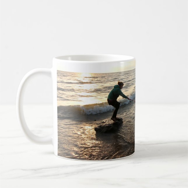 Taza De Café Sunsets del lago Erie (Izquierda)