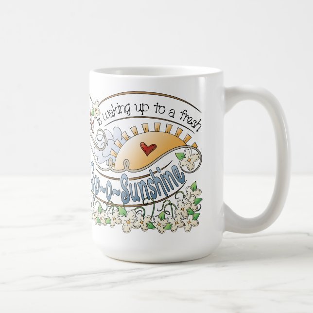 Taza De Café Sunshine Classic White Mug (Derecha)
