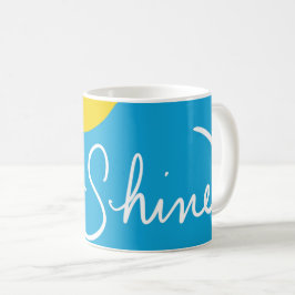 Taza De Café Sunshine Rays de felicidad de @ Cathy Thompson