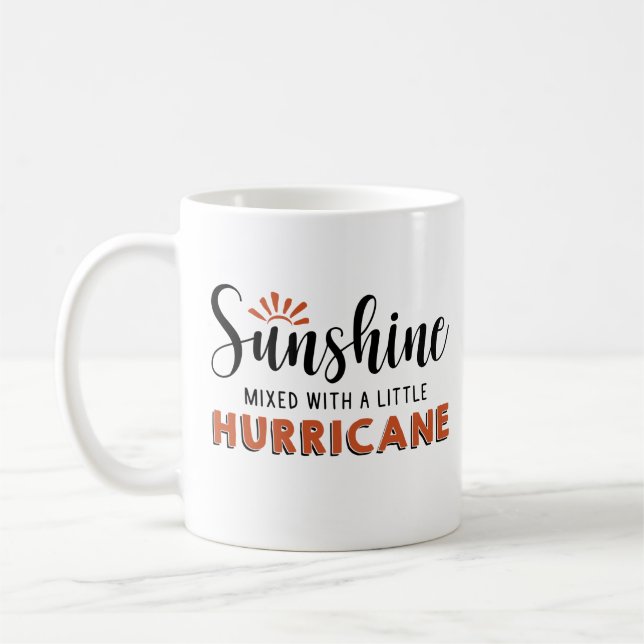 Taza De Café Sunshine W Un Pequeño Huracán (Izquierda)