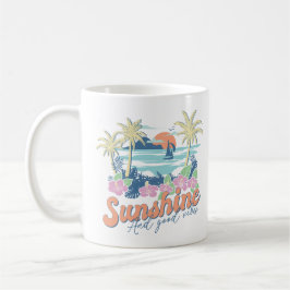 Taza De Café Sunshine Y Buenos Vibes