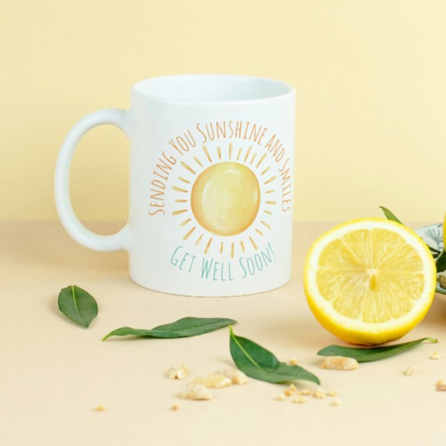 Taza De Café Sunshine y recuperarte pronto Mug (sunshine get well soon mug
)