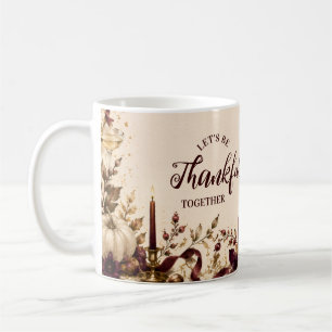 Taza De Café Suntuosa y Opulenta Velada de Acción de Gracias