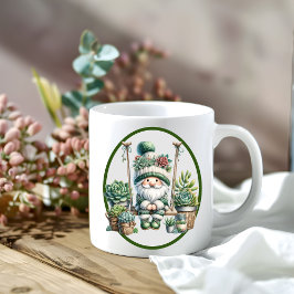 Taza De Café Suntuoso Gnome acuarela