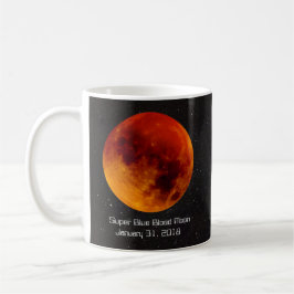 Taza De Café Super Blue Blood Moon 2018