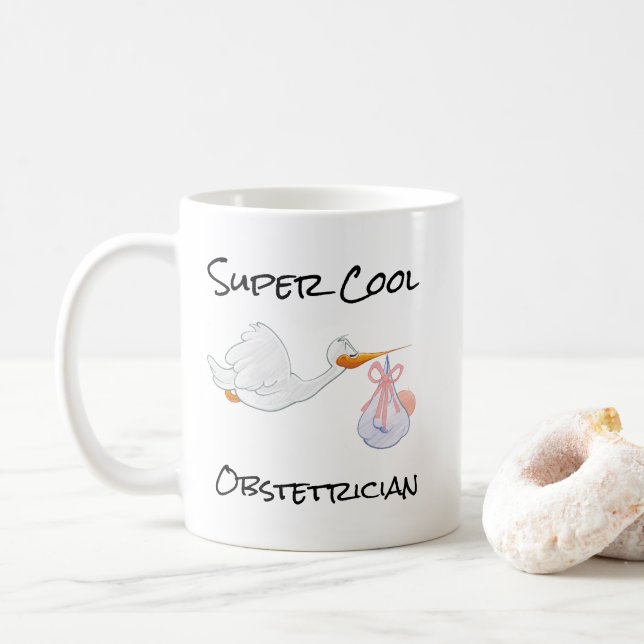 Taza De Café SUPER Cool ObstetricianCoffee Mug (Con donut)