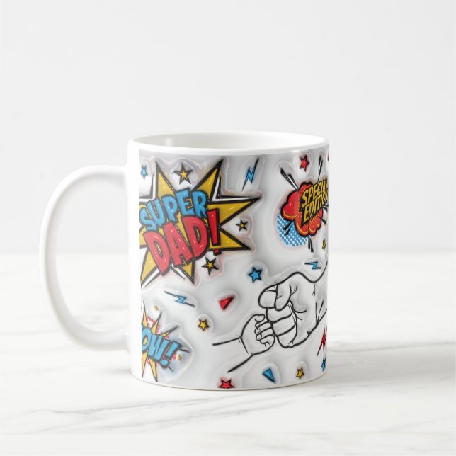 Taza De Café Super Dad - Lucky Charm Edition (Izquierda)
