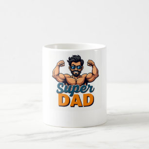Taza De Café Super Dad Mug - Gracioso regalo del Día del Padre