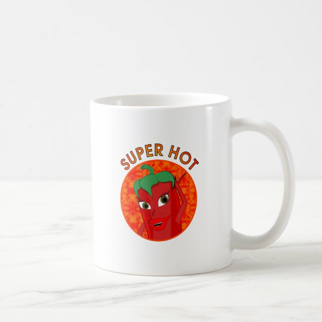 Taza De Café Super Diva de Pepper Caliente (Derecha)