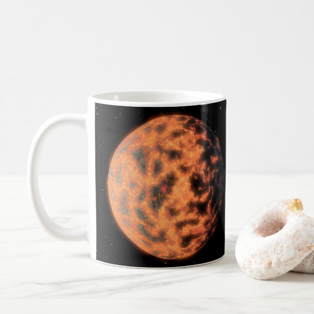 Taza De Café Super-Earth 55 Cancri E (Con donut)