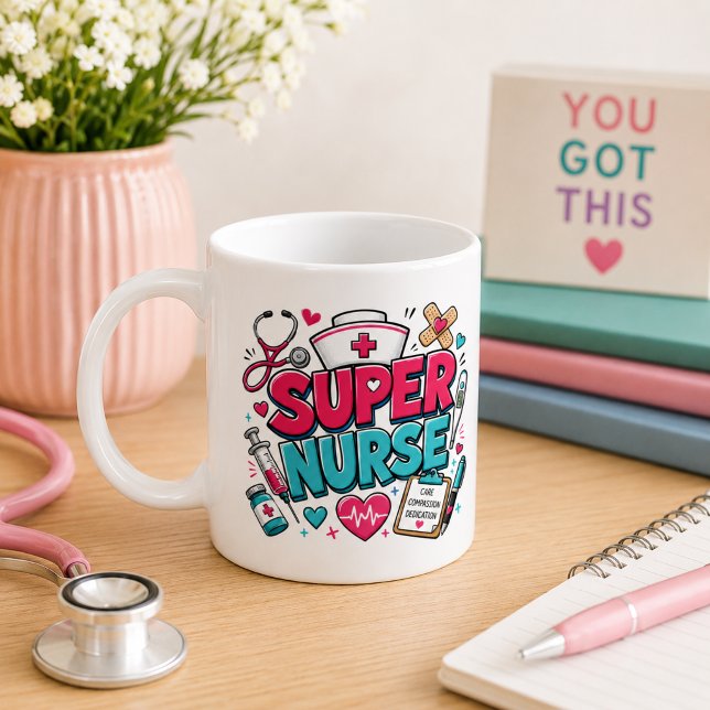 Taza De Café Super Enfermera Caprichosa  (Subido por el creador)