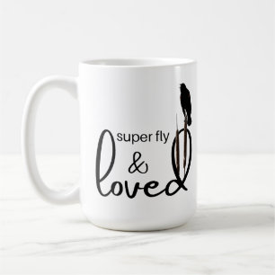 Taza De Café Super Fly (con Red-Winged Blackbird)