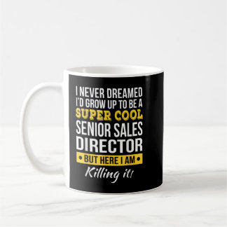 Taza De Café Super Guay Senior Sales Director T-Shirt Funny Gif