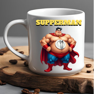Taza De Café Super Hero SUPPERMAN Funny Office Gift