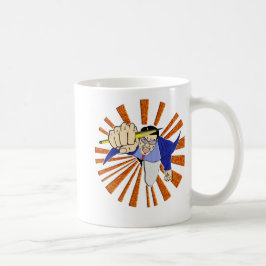 Taza De Café Super héroe con el lápiz