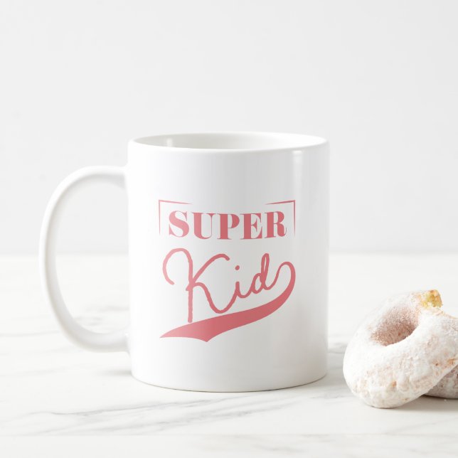 Taza De Café Super Kid (Con donut)