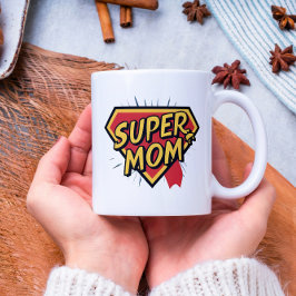 Taza De Café Super Mamá