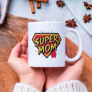 Taza De Café Super Mamá