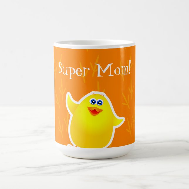 Taza De Café ¡Super Mamá! Divertido trapo (Centro)