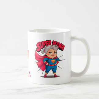 Taza De Café Super Mamie 5 message amour pour les mamies
