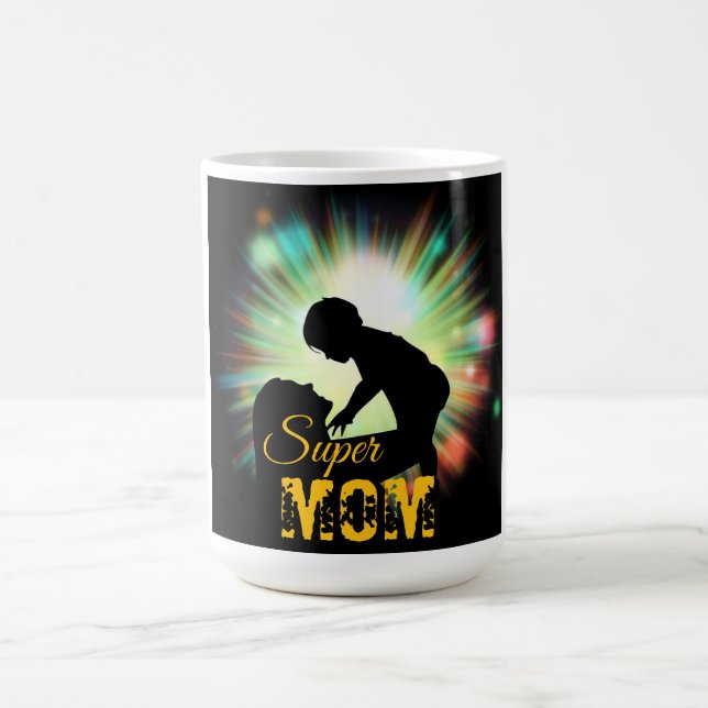 Taza De Café Super MOM- (Centro)