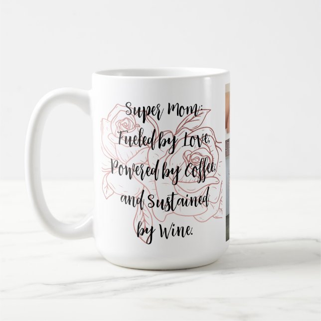 Taza De Café Super Mom Coffee Mug (Izquierda)
