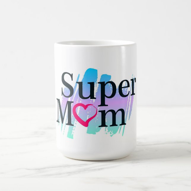 Taza De Café Super Mom Coffee Mug (Centro)