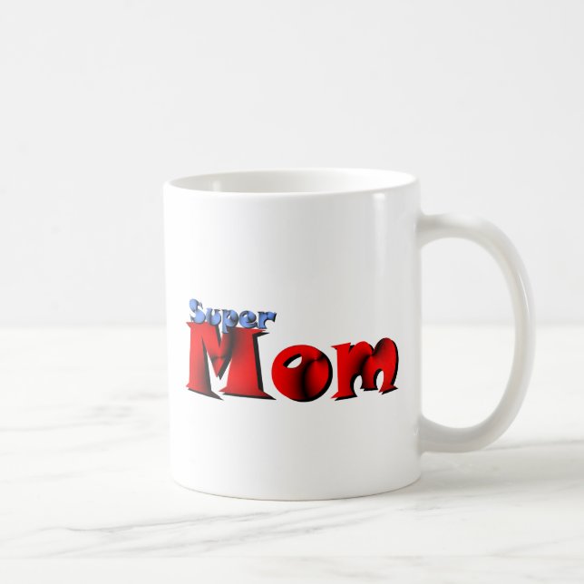Taza De Café Super Mom Mug (Derecha)