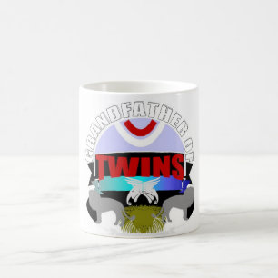 Taza De Café súper orgulloso abuelo de mellizos