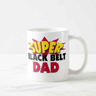 Taza De Café Super Papá Cinturón Negro