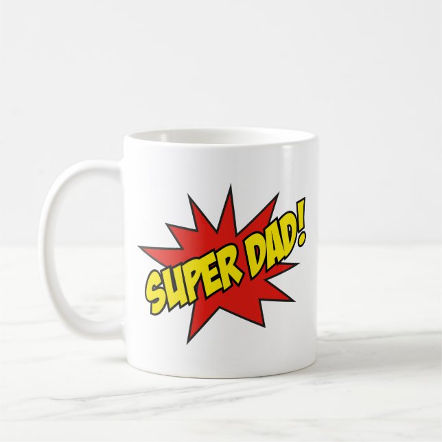 Taza De Café ¡Super papá! Coffee Mug (Izquierda)