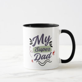 Taza de café Super Papá – Regalo ideal para papá h