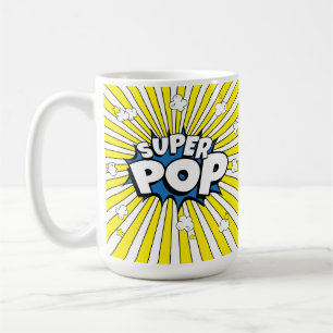 Taza De Café ¡SUPER POP! Arte Pop de Cómic Divertido y Extravag