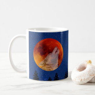 Taza De Café Super Sangre Lobo Luna 2019