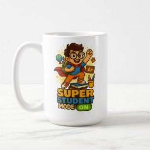 Taza De Café SUPER STUDENT MODE: ON Inspirational