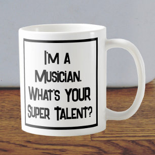 Taza De Café Súper Talento Músico. Coffee Mug